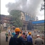 भिलाई स्टील प्लांट में भीषण आग: टर्बाइन सेक्शन में ब्लास्ट के बाद मचा हड़कंप, कर्मचारी भागकर बचाए जान..