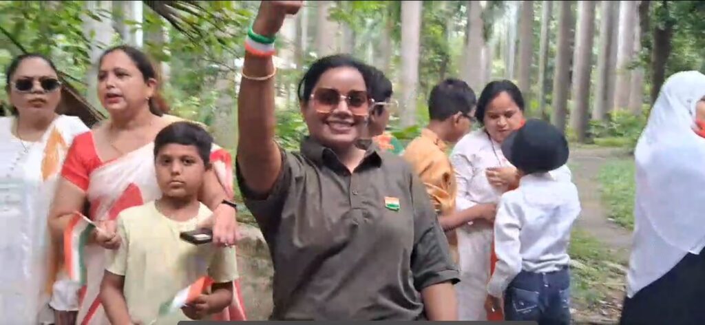 मोतीबाग में देशभक्ति के रंग में रंगा स्वतंत्रता दिवस समारोह, भारत माता के जयकारों से गूंजा पूरा परिसर