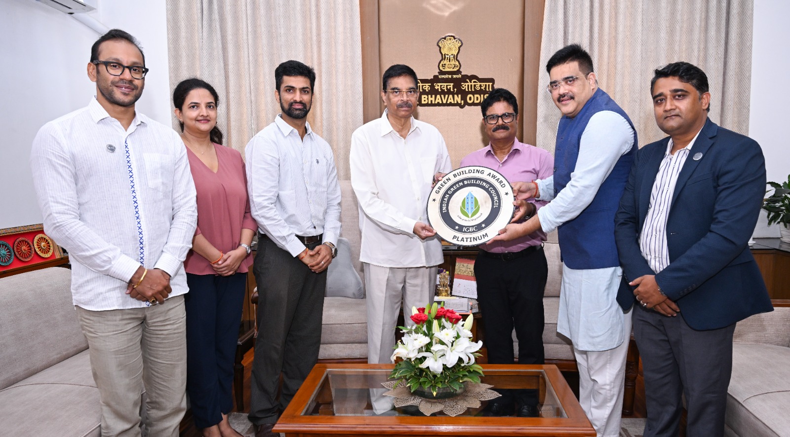 लोक भवन, ओडिशा को IGBC Platinum Green Campus Certification, 100 में से मिले 88 अंक